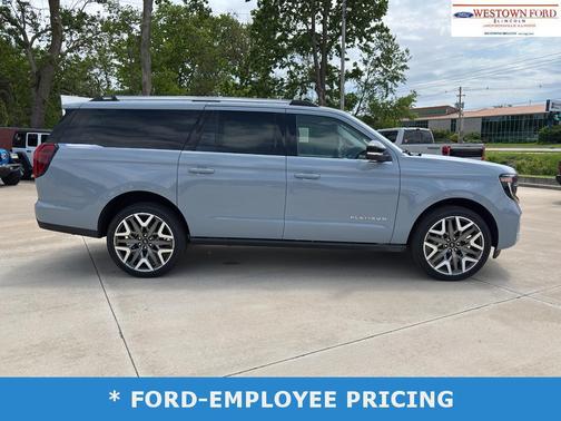 Glacier Gray Metallic Tri-Coat 2026 Ford Expedition Max Platinum
