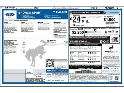 2025 Ford Bronco Sport Outer Banks
