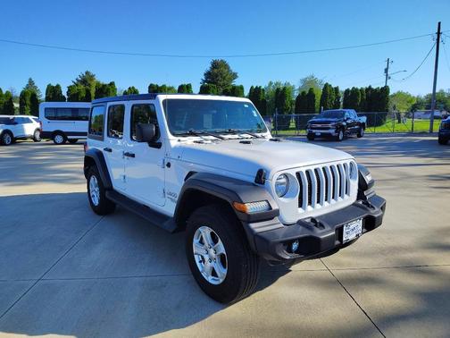 Bright White Clearcoat 2020 Jeep Wrangler Unlimited Sport