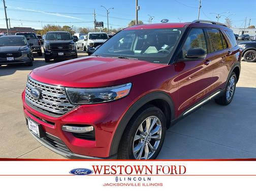 Rapid Red Metallic Tinted Clearcoat 2023 Ford Explorer Limited