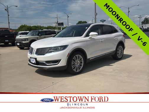 White Platinum Metallic Tri-Coat 2017 Lincoln MKX Reserve