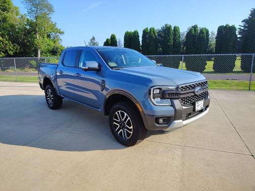 Azure Gray Metallic Tri-Coat 2024 Ford Ranger LARIAT