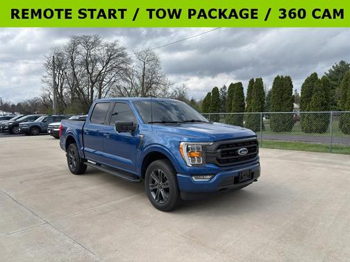 Atlas Blue Metallic 2023 Ford F-150 XLT