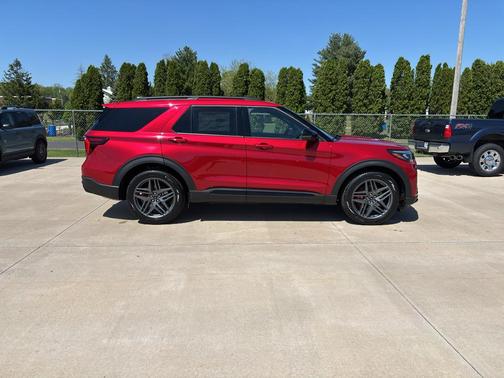 Rapid Red Metallic Tinted Clearcoat 2026 Ford Explorer ST