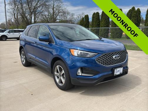 Atlas Blue Metallic 2024 Ford Edge SEL