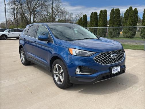 Atlas Blue Metallic 2024 Ford Edge SEL