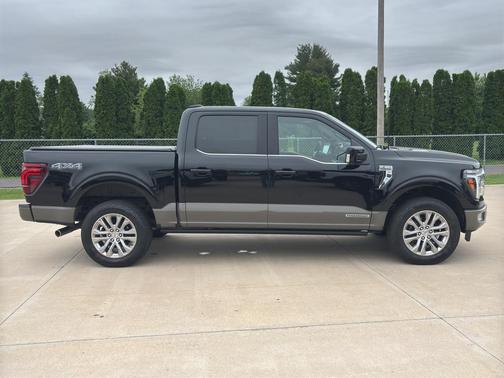 Agate Black Metallic 2025 Ford F-150 King Ranch