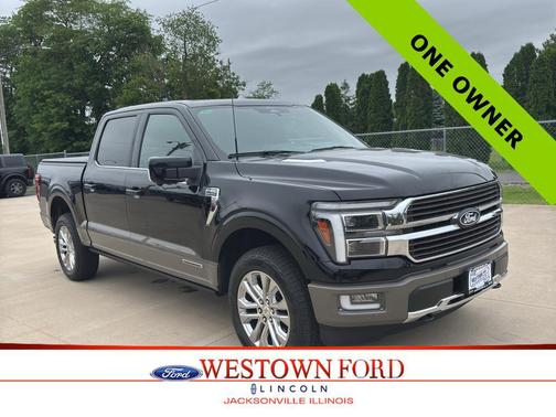 Agate Black Metallic 2025 Ford F-150 King Ranch