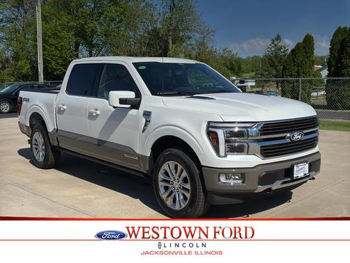 Star White Metallic Tri-Coat 2025 Ford F-150 King Ranch