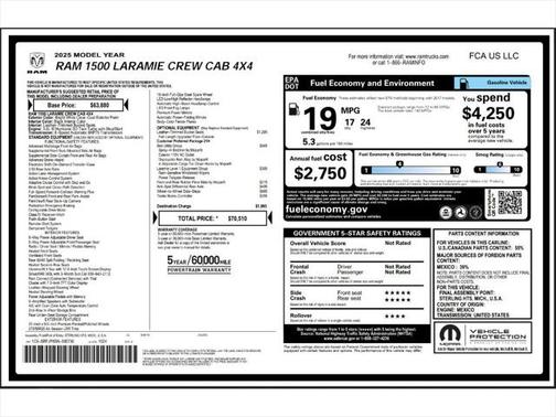 2025 RAM 1500 Laramie