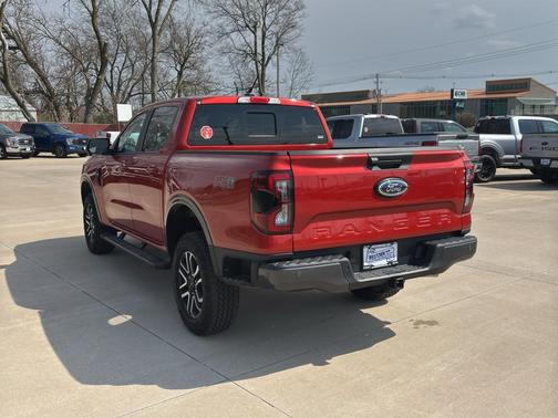 Hot Pepper Red Metallic Tinted Clearcoat 2024 Ford Ranger LARIAT