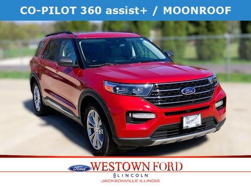 Rapid Red Metallic Tinted Clearcoat 2021 Ford Explorer XLT