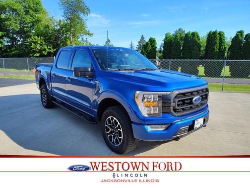 Atlas Blue Metallic 2022 Ford F-150 XLT