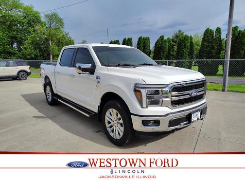 Star White Metallic Tri-Coat 2025 Ford F-150 Lariat