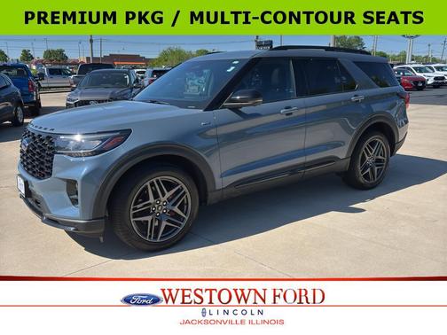 Vapor Blue Metallic 2025 Ford Explorer ST-Line
