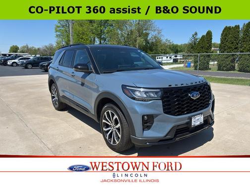 Vapor Blue Metallic 2025 Ford Explorer ST-Line