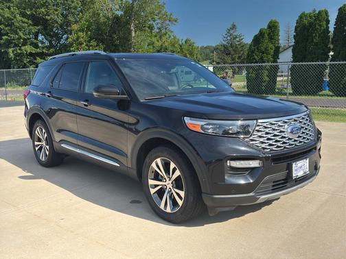 Agate Black Metallic 2020 Ford Explorer Platinum