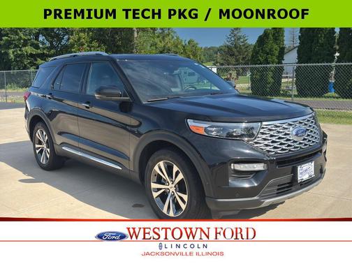 Agate Black Metallic 2020 Ford Explorer Platinum