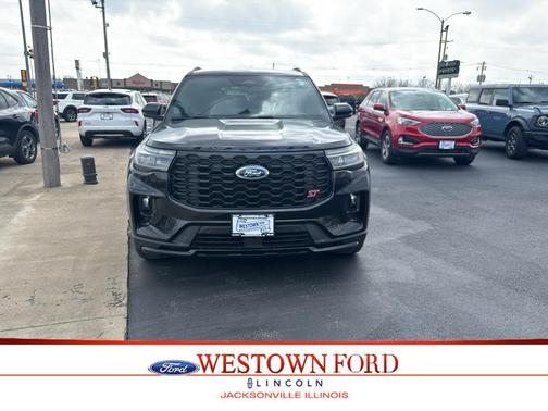 Agate Black Metallic 2025 Ford Explorer ST