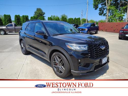 Agate Black Metallic 2025 Ford Explorer ST