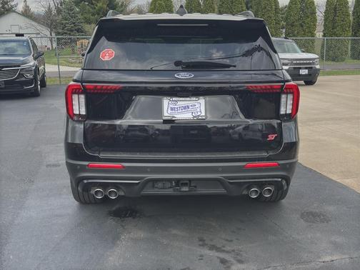 Agate Black Metallic 2025 Ford Explorer ST