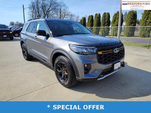 Carbonized Gray Metallic 2026 Ford Explorer Tremor