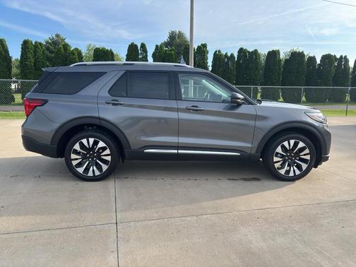 Carbonized Gray Metallic 2026 Ford Explorer Platinum
