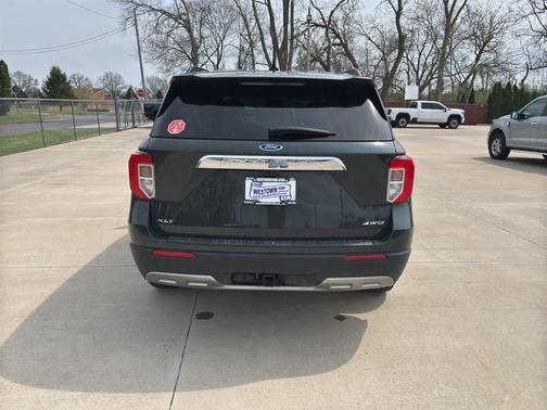 Forged Green Metallic 2023 Ford Explorer XLT