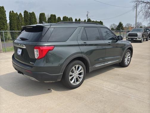 Forged Green Metallic 2023 Ford Explorer XLT