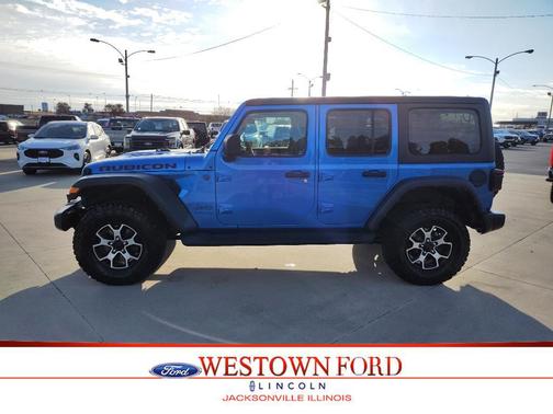 Hydro Blue Pearlcoat 2022 Jeep Wrangler Unlimited Rubicon