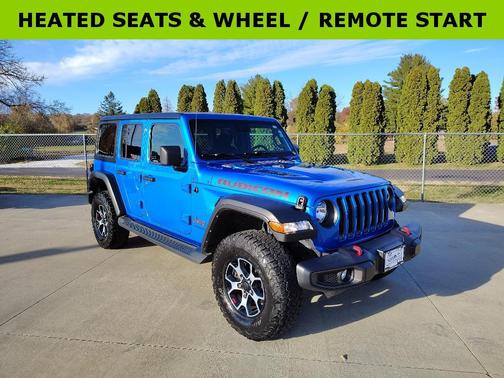 Hydro Blue Pearlcoat 2022 Jeep Wrangler Unlimited Rubicon