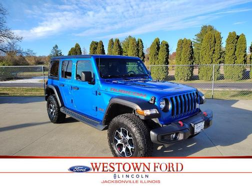 Hydro Blue Pearlcoat 2022 Jeep Wrangler Unlimited Rubicon