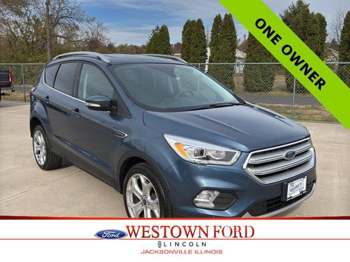 Blue Metallic 2018 Ford Escape Titanium
