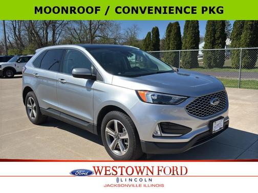 Iconic Silver Metallic 2024 Ford Edge SEL