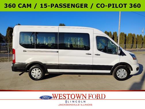Oxford White 2023 Ford Transit-350 XLT