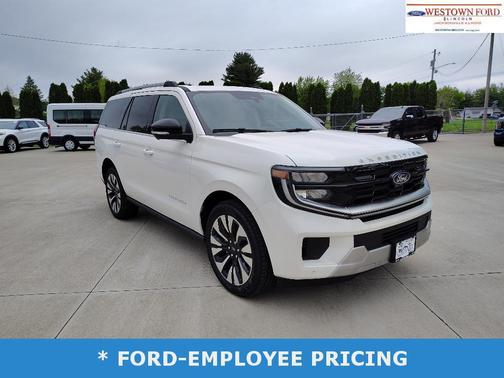 Star White Metallic Tri-Coat 2026 Ford Expedition Platinum