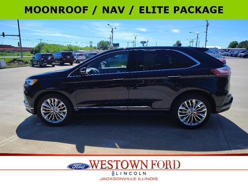 Agate Black 2020 Ford Edge Titanium