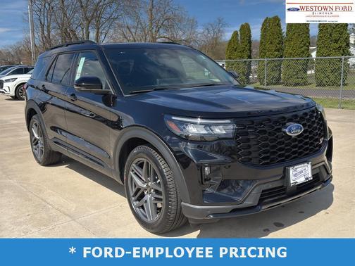 Agate Black Metallic 2026 Ford Explorer ST