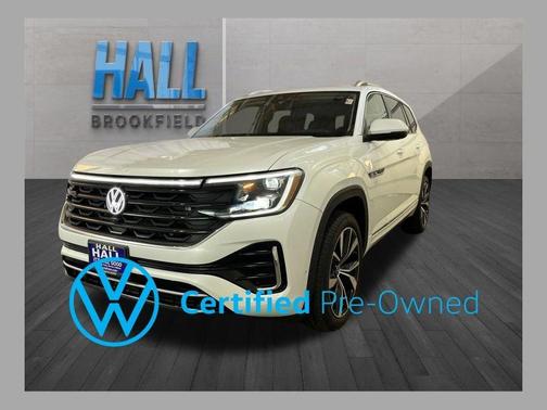 Opal White Pearl Effect 2024 Volkswagen Atlas 2.0T SEL Premium R-Line