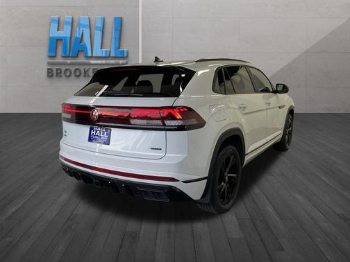 Opal White Pearl 2026 Volkswagen Atlas Cross Sport 2.0T SEL R-Line Black