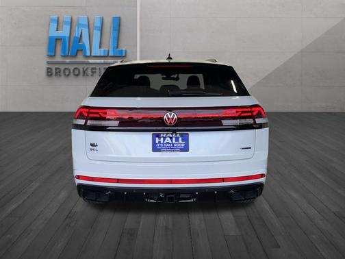 Opal White Pearl 2026 Volkswagen Atlas Cross Sport 2.0T SEL R-Line Black