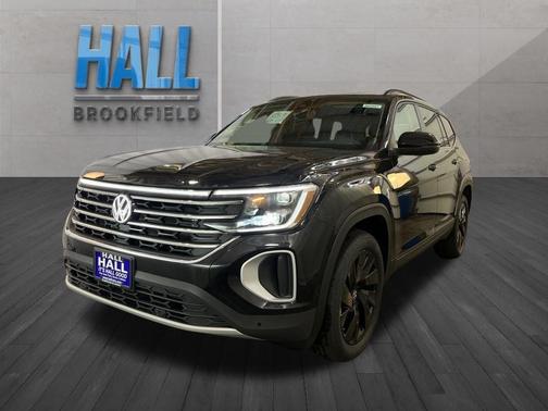 Deep Black Pearl 2026 Volkswagen Atlas 2.0T SE W/TECHNOLOGY