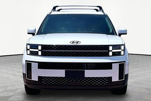 White 2025 Hyundai SANTA FE HEV Calligraphy