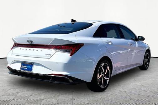 White 2023 Hyundai ELANTRA HEV Limited