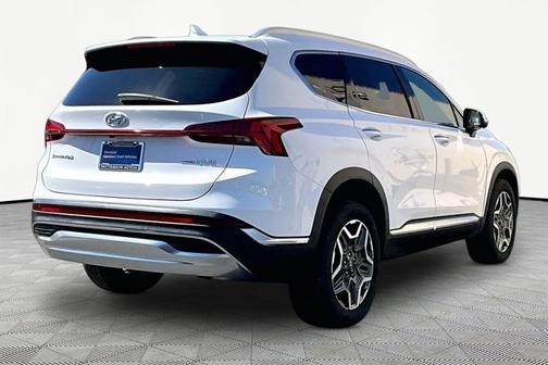 White 2023 Hyundai SANTA FE HEV Limited