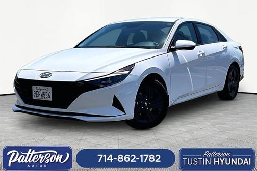 White 2023 Hyundai ELANTRA SEL