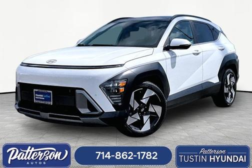 White 2024 Hyundai KONA Limited
