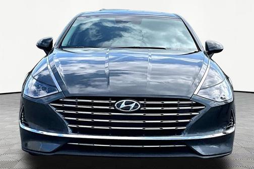 Gray 2023 Hyundai SONATA Hybrid Blue