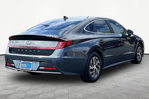 Gray 2023 Hyundai SONATA Hybrid Blue