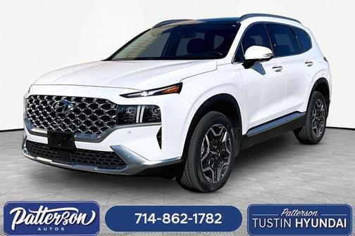 White 2023 Hyundai Santa Fe Plug-In Hybrid Limited